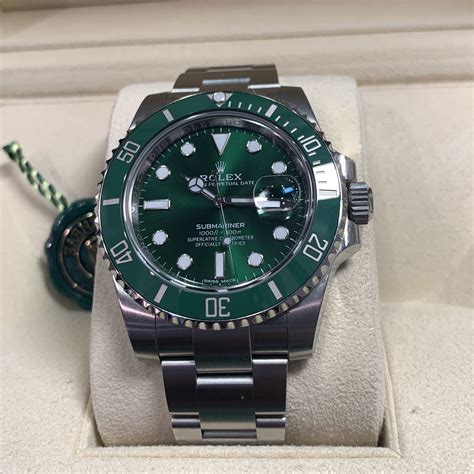 Rolex Hulk submariner price history